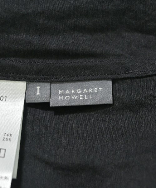 MARGARET HOWELL（マーガレットハウエル）カジュアルシャツ 黒 サイズ:1(S位) レディース/2200690979022