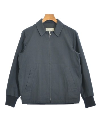美品　マーガレットハウエル　ジャンパー　ブルゾン　コート　グレー(ネイビー) MARGARET HOWELL（マーガレットハウエル）ブルゾン 紺 サイズ:M メンズ