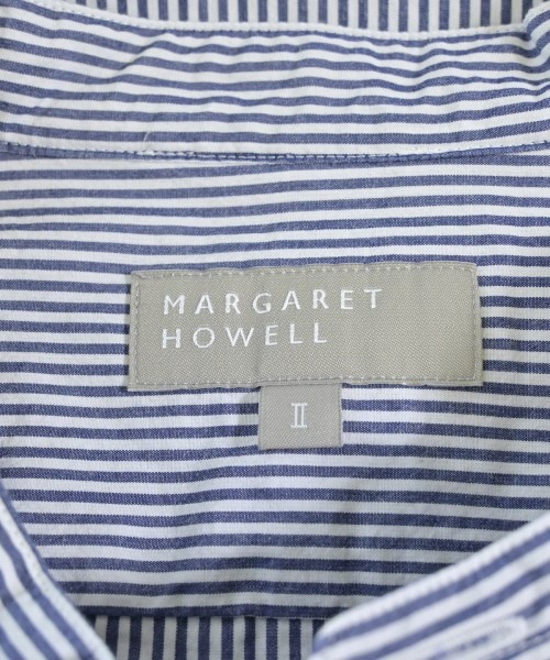 MARGARET HOWELL（マーガレットハウエル）カジュアルシャツ 青 サイズ:2(M位) レディース/2200692492048