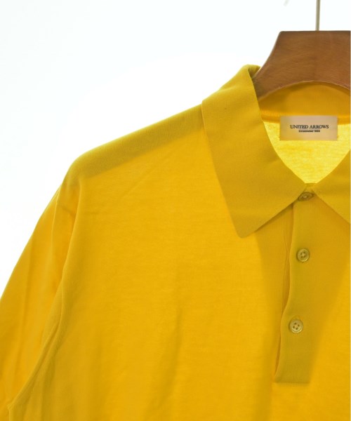 UNITED ARROWS（ユナイテッドアローズ）ポロシャツ 黄 サイズ:XL メンズ/2200499259059