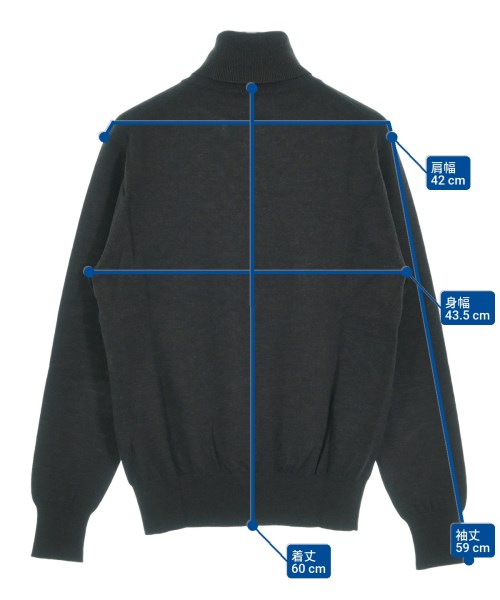 UNITED ARROWS（ユナイテッドアローズ）ニット・セーター グレー サイズ:S メンズ/2200619041076