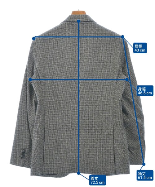 UNITED ARROWS（ユナイテッドアローズ）カジュアルジャケット 黒 サイズ:46(M位) メンズ/2200622964119