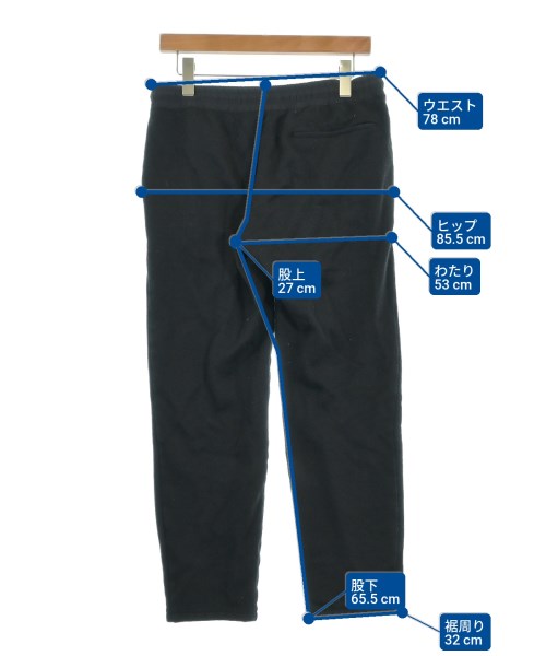 UNITED ARROWS（ユナイテッドアローズ）スウェットパンツ 黒 サイズ:L メンズ/2200641306082