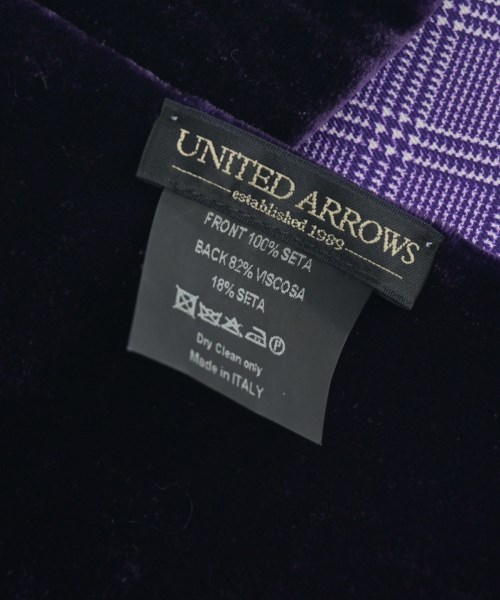 UNITED ARROWS（ユナイテッドアローズ）マフラー 紫 サイズ:- メンズ/2200642105158