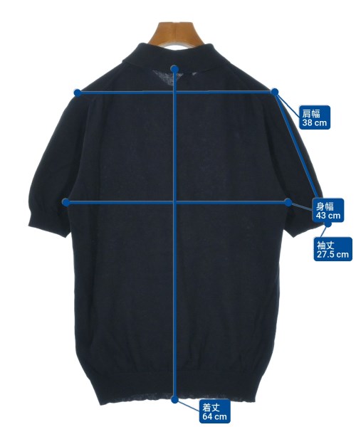 UNITED ARROWS（ユナイテッドアローズ）ポロシャツ 紺 サイズ:M メンズ/2200644698085