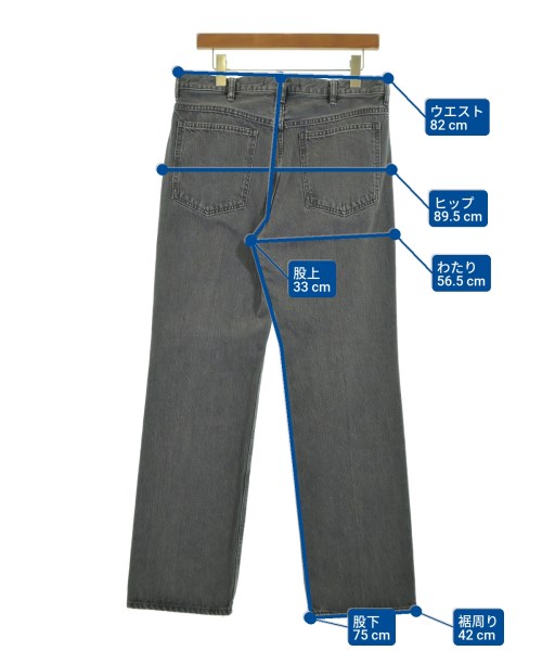 UNITED ARROWS（ユナイテッドアローズ）デニムパンツ グレー サイズ:L メンズ/2200532293040