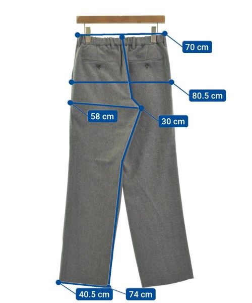 UNITED ARROWS（ユナイテッドアローズ）スラックス グレー サイズ:XS メンズ/2200528526121