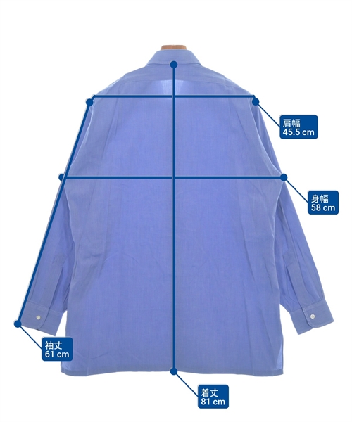 UNITED ARROWS（ユナイテッドアローズ）カジュアルシャツ 青 サイズ:42(L位) メンズ/2200612630253