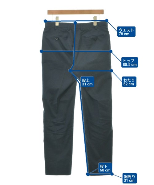 UNITED ARROWS（ユナイテッドアローズ）スラックス 紺 サイズ:46(M位) メンズ/2200618630073