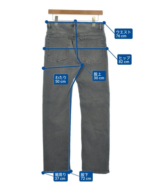 UNITED ARROWS（ユナイテッドアローズ）デニムパンツ 黒 サイズ:S メンズ/2200623722022