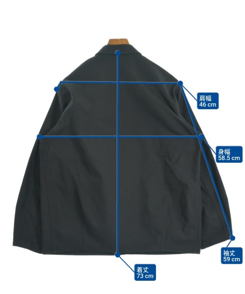 UNITED ARROWS（ユナイテッドアローズ）カバーオール 黒 サイズ:M メンズ/2200625185023