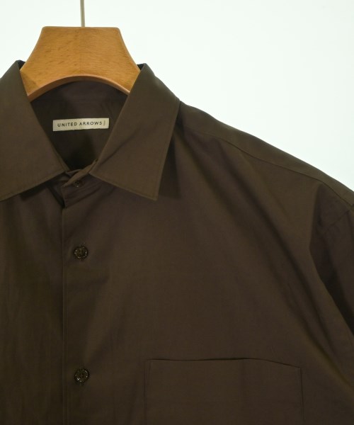 UNITED ARROWS（ユナイテッドアローズ）カジュアルシャツ 茶 サイズ:M メンズ/2200624880196