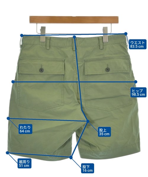 UNITED ARROWS（ユナイテッドアローズ）ショートパンツ カーキ サイズ:L メンズ/2200624880264