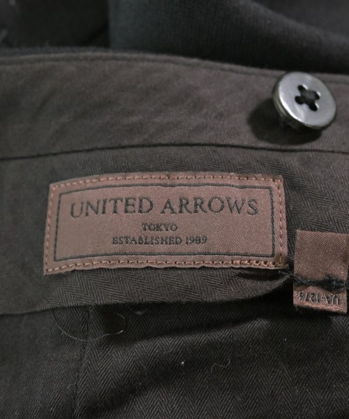 UNITED ARROWS（ユナイテッドアローズ）スラックス 黒 サイズ:48(L位) メンズ/2200603589065