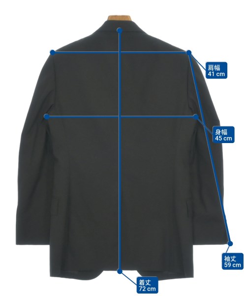 UNITED ARROWS（ユナイテッドアローズ）テーラードジャケット 黒 サイズ:42(XS位) メンズ/2200609859063