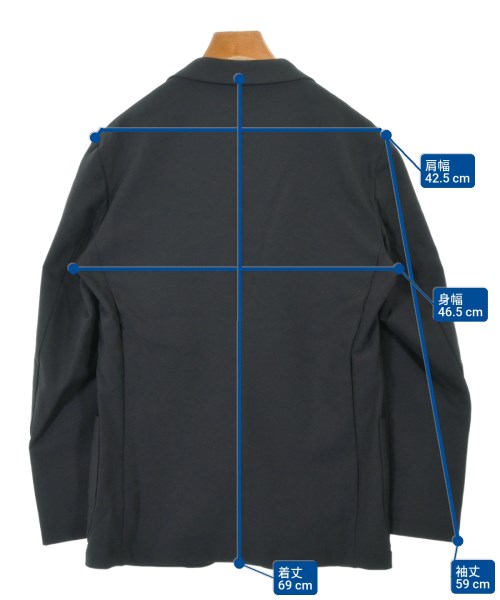 UNITED ARROWS（ユナイテッドアローズ）テーラードジャケット 黒 サイズ:S メンズ/2200609615027