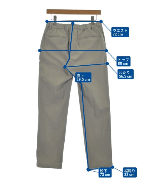UNITED ARROWS（ユナイテッドアローズ）スラックス グレー サイズ:M メンズ/2200611812025