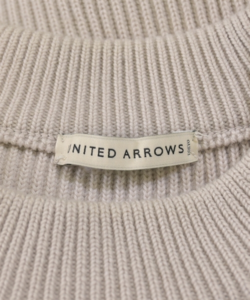 UNITED ARROWS（ユナイテッドアローズ）ニット・セーター ベージュ サイズ:L メンズ/2200613347013