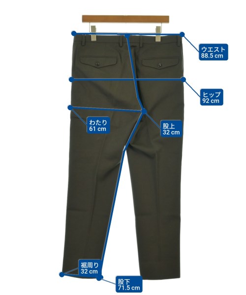 UNITED ARROWS（ユナイテッドアローズ）スラックス カーキ サイズ:XL メンズ/2200611942173