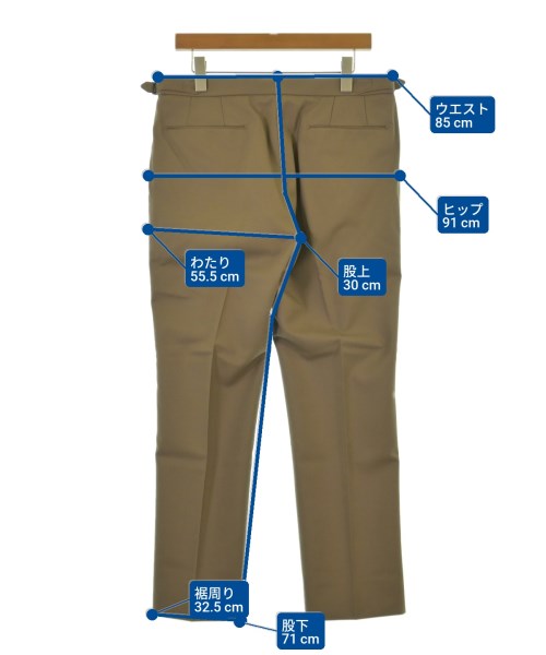 UNITED ARROWS（ユナイテッドアローズ）スラックス ベージュ サイズ:L メンズ/2200611942180