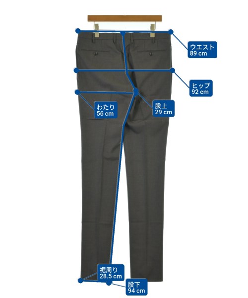 UNITED ARROWS（ユナイテッドアローズ）スラックス グレー サイズ:50(L位) メンズ/2200611942272