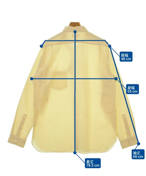 UNITED ARROWS（ユナイテッドアローズ）カジュアルシャツ 黄 サイズ:XXL メンズ/2200611942555