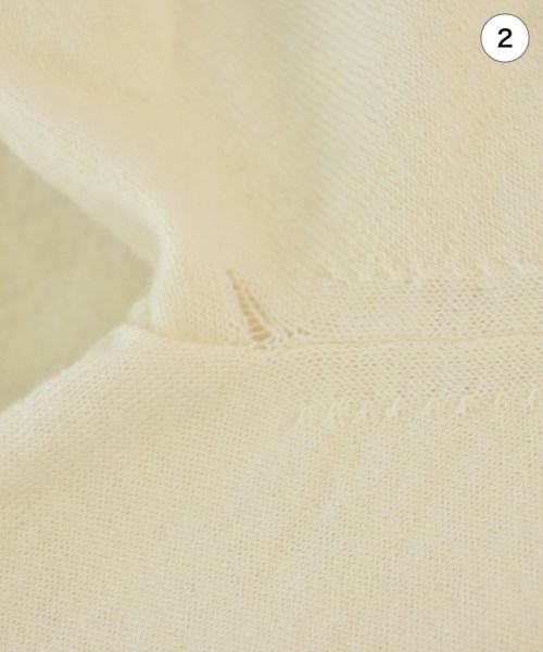 UNITED ARROWS（ユナイテッドアローズ）ニット・セーター 白 サイズ:L メンズ/2200615138107