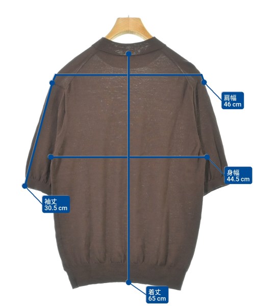UNITED ARROWS（ユナイテッドアローズ）ニット・セーター 茶 サイズ:L メンズ/2200615138138