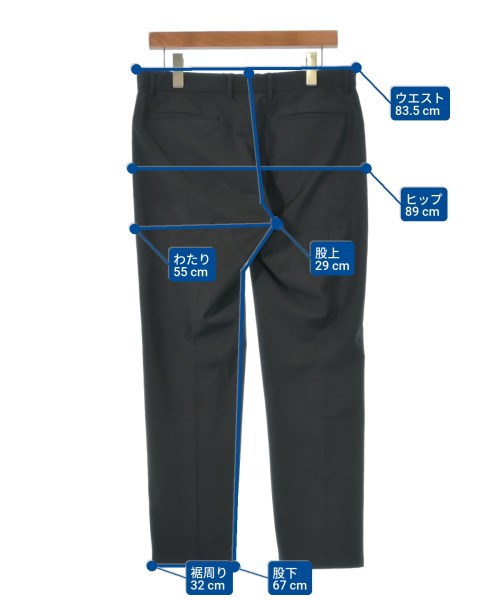 UNITED ARROWS（ユナイテッドアローズ）スラックス 黒 サイズ:M メンズ/2200618182015