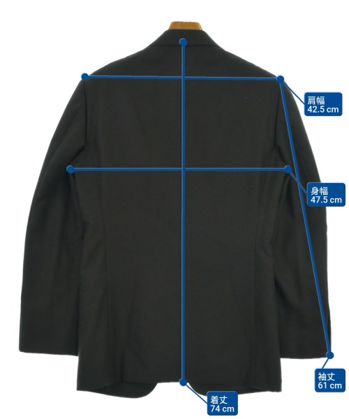 UNITED ARROWS（ユナイテッドアローズ）テーラードジャケット 黒 サイズ:46(M位) メンズ/2200618452026