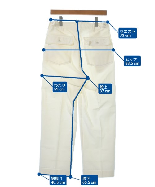 UNITED ARROWS（ユナイテッドアローズ）カーゴパンツ 白 サイズ:S メンズ/2200620851107