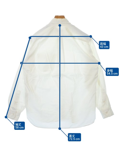 UNITED ARROWS（ユナイテッドアローズ）カジュアルシャツ 白 サイズ:S メンズ/2200620851145