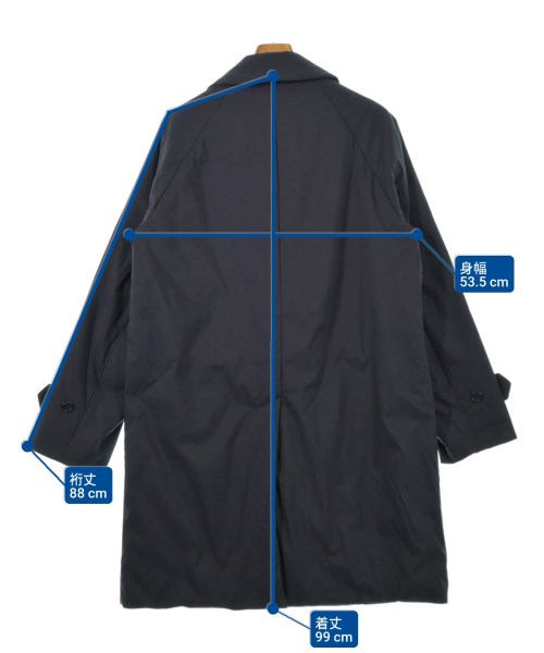 UNITED ARROWS（ユナイテッドアローズ）ステンカラーコート 紺 サイズ:-(M位) メンズ/2200620866019