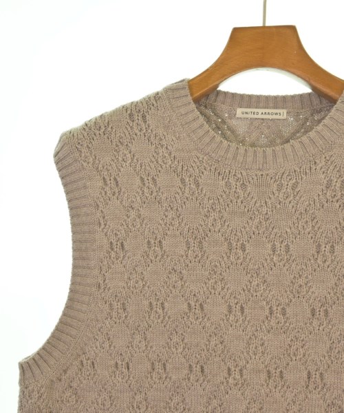 UNITED ARROWS（ユナイテッドアローズ）ベスト ベージュ サイズ:L メンズ/2200607715101