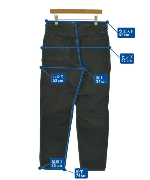 UNITED ARROWS（ユナイテッドアローズ）デニムパンツ 黒 サイズ:L メンズ/2200672241031