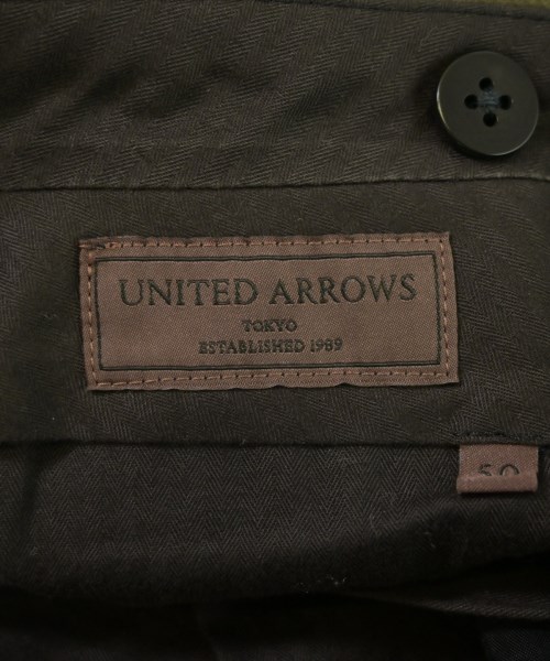 UNITED ARROWS（ユナイテッドアローズ）スラックス カーキ サイズ:50(XL位) メンズ/2200672434037