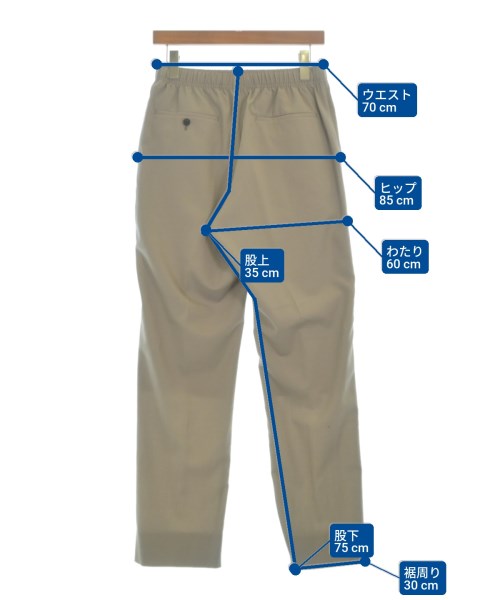 UNITED ARROWS（ユナイテッドアローズ）スラックス ベージュ サイズ:M メンズ/2200674139060