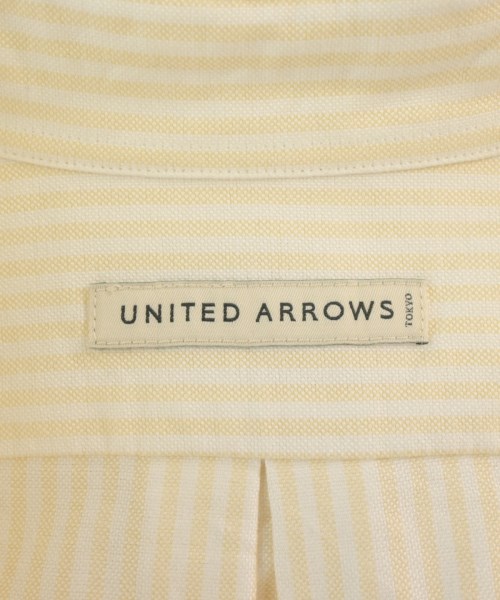 UNITED ARROWS（ユナイテッドアローズ）カジュアルシャツ 黄 サイズ:M メンズ/2200674139107
