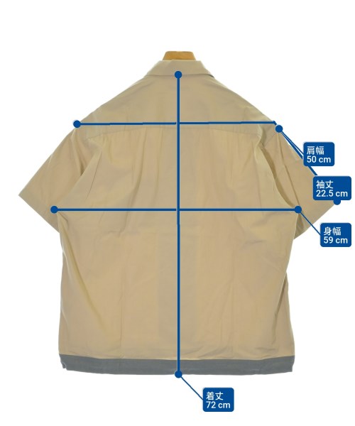 UNITED ARROWS（ユナイテッドアローズ）カジュアルシャツ ベージュ サイズ:S メンズ/2200677223049