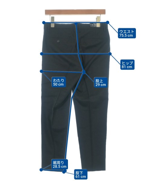 EDIFICE（エディフィス）スラックス 黒 サイズ:44(S位) メンズ/2200671333140