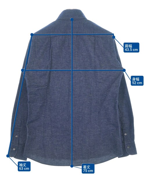 UNITED ARROWS（ユナイテッドアローズ）カジュアルシャツ 青 サイズ:L メンズ/2200677731032