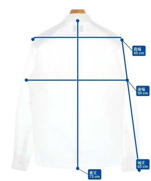 UNITED ARROWS（ユナイテッドアローズ）カジュアルシャツ 白 サイズ:L メンズ/2200680485052