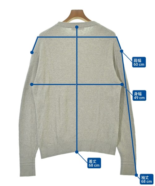 UNITED ARROWS（ユナイテッドアローズ）ニット・セーター グレー サイズ:L メンズ/2200676877076
