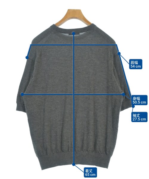 UNITED ARROWS（ユナイテッドアローズ）ニット・セーター グレー サイズ:L メンズ/2200690515145