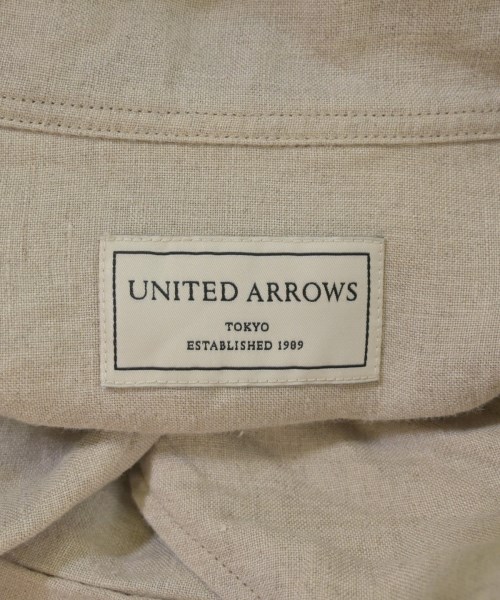 UNITED ARROWS（ユナイテッドアローズ）カジュアルシャツ ベージュ サイズ:L メンズ/2200689904042