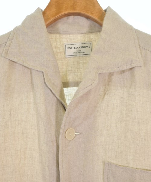UNITED ARROWS（ユナイテッドアローズ）カジュアルシャツ ベージュ サイズ:L メンズ/2200689904042