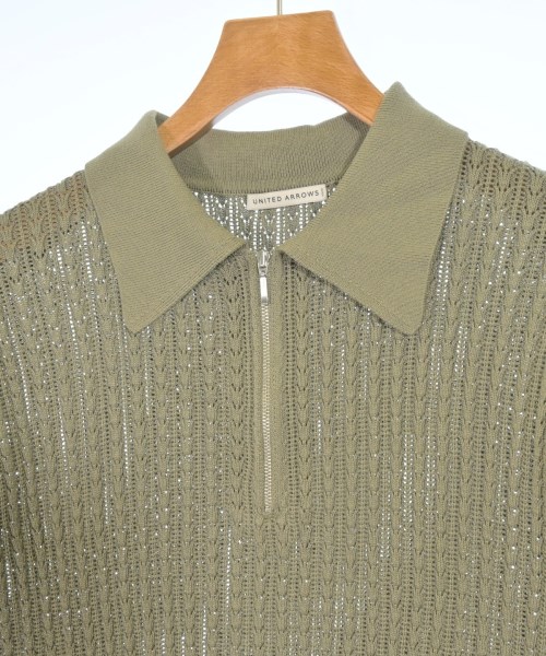 UNITED ARROWS（ユナイテッドアローズ）ニット・セーター カーキ サイズ:L メンズ/2200693680161