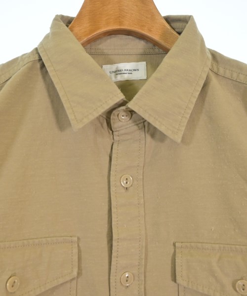 UNITED ARROWS（ユナイテッドアローズ）カジュアルシャツ カーキ サイズ:L メンズ/2200693317081