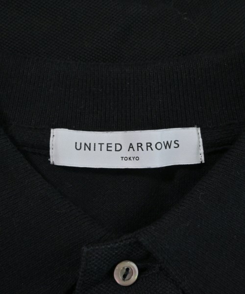 UNITED ARROWS（ユナイテッドアローズ）ポロシャツ 黒 サイズ:M メンズ/2200695424107