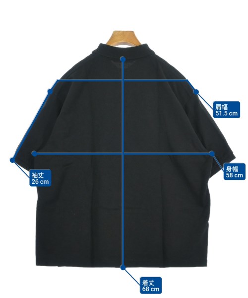 UNITED ARROWS（ユナイテッドアローズ）ポロシャツ 黒 サイズ:M メンズ/2200695424107